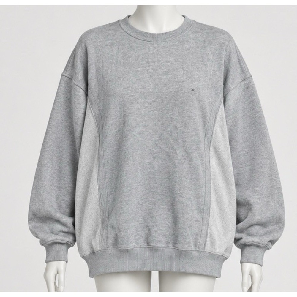 Aerie Keep it light oversized crewneck sweatshirt Gray Women's size medium NWT